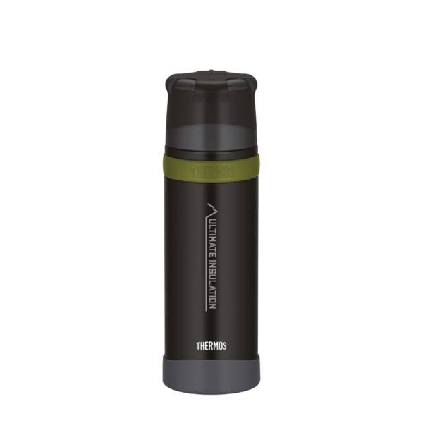 Termoska se šálkem do extrémních podmínek - matně černá - 750ml